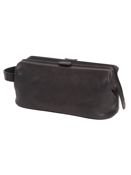 Gerard Henon 5204 - CUIR DE VACHETTE - NOIR Trousse de toilette Trousses de toilette