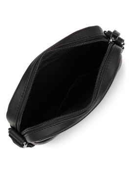 Lancaster 320-14 - CUIR DE VACHETTE - NOIR Soft Vintage - Sacoche sacoche homme