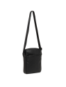 Lancaster 320-14 - CUIR DE VACHETTE - NOIR Soft Vintage - Sacoche sacoche-homme