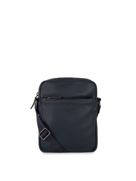 Lancaster 320-14 - CUIR DE VACHETTE - BLEU Soft Vintage - Sacoche sacoche-homme