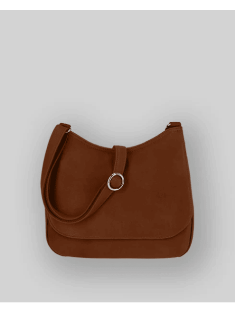 Les Ateliers Foures B300 - CUIR DE VACHETTE - FAUVE fourès gibecière baroudeuse m sacs-a-mains