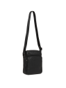 Lancaster 320-10 - CUIR DE VACHETTE - NOIR Soft Vintage - Petite sacoche sacoche-homme