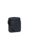 Lancaster 320-10 - CUIR DE VACHETTE - BLEU Soft Vintage - Petite sacoche sacoche-homme
