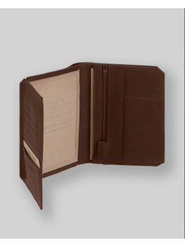 Les Ateliers Foures 922 - CUIR DE VACHETTE - COGNAC Portefeuille/Porte-cartes Portefeuille Homme
