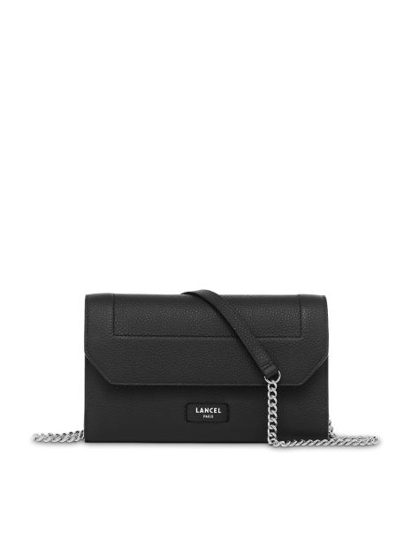 Lancel A11122 - CUIR DE VACHETTE - NOIR lancel-ninon-portefeuille chaine sacs-a-mains