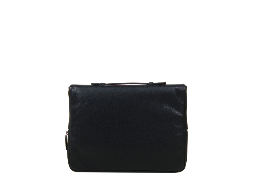 Gerard Henon 16244 - CUIR DE VACHETTE - NOIR twist porte documets xs Sac business