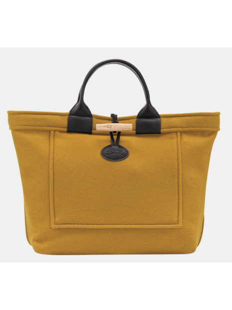 Longchamp 10327HII - LAINE/CUIR DE VACHETT sac cabas l porté main loisirs