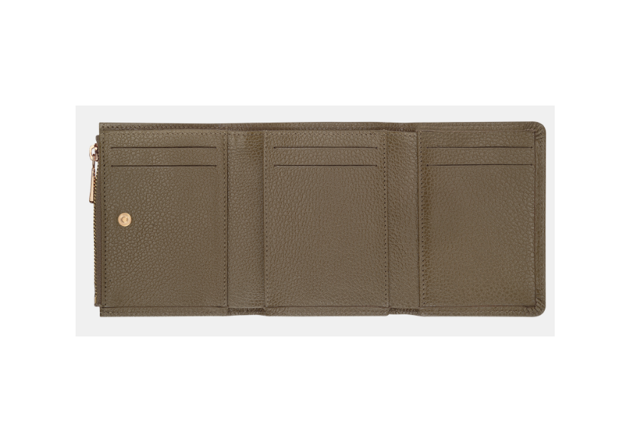 Longchamp 30049021 portefeuille compact le foulonné complet