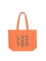 Lancaster TOTE-06 - COTON - ORANGE sac shopping tote bag toile sac-a-main-shopping-toile-ou-cuir