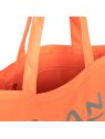Lancaster TOTE-06 - COTON - ORANGE sac shopping tote bag toile sac-a-main-shopping-toile-ou-cuir