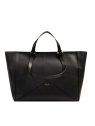Lancel A13698 - CUIR DE VACHETTE - NOIR sac cabas zippé l enveloppe de lancel sacs-a-mains