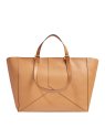 Lancel A13698 - CUIR DE VACHETTE - CAME sac cabas zippé l enveloppe de lancel sacs-a-mains