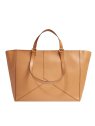 Lancel A13698 - CUIR DE VACHETTE - CAME sac cabas zippé l enveloppe de lancel sacs-a-mains