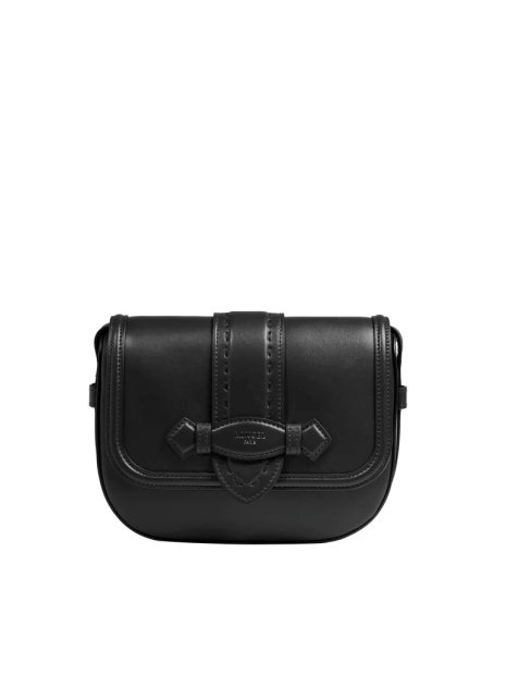 Lancel A13718 - CUIR DE VACHETTE - NOIR sac rabat s sienna de lancel sacs-a-mains