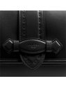 Lancel A13718 - CUIR DE VACHETTE - NOIR sac rabat s sienna de lancel sacs-a-mains