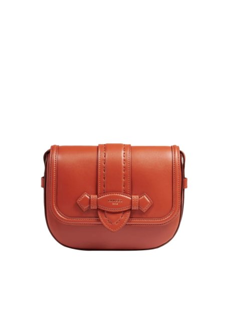 Lancel A13718 - CUIR DE VACHETTE - BRIQ sac rabat s sienna de lancel sacs-a-mains