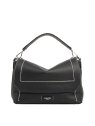 Lancel A13783 - CUIR DE VACHETTE - NOIR sac rabat l ninon soft de lancel sacs-a-mains