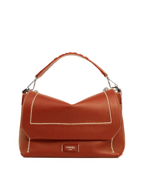 Lancel A13783 - CUIR DE VACHETTE - BRIQ sac rabat l ninon soft de lancel sacs-a-mains