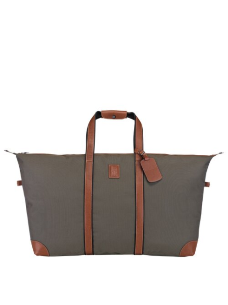 Longchamp 1223080 - POLYESTER/CUIR - BRUN. sac de voyage xxl boxford longchamp sacs-de-voyage