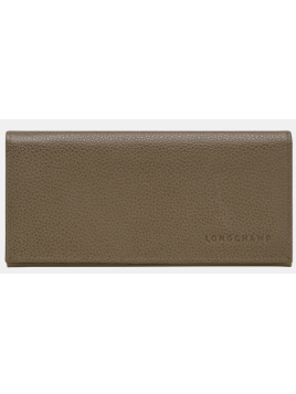 Longchamp 30050021 - CUIR DE VACHETTE - CA portefeuille long à rabat longchamp le foulonné complet