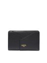 Lancel A13710 - CUIR DE VACHETTE - NOIR portefeuille zippé enveloppe de lancel pmpb