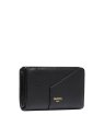 Lancel A13710 - CUIR DE VACHETTE - NOIR portefeuille zippé enveloppe de lancel pmpb
