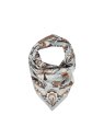Lancel A08469 - SOIE - MCO OPALLINE carré de soir 70x70 floral pattern foulard