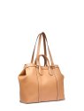 Lancel A13738 - CUIR DE VACHETTE - CAME sac cabas double porté belleville de lancel sac-a-main-shopping-toile-ou-cuir