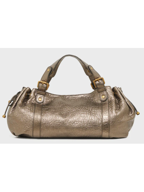 Gerard Darel 24H/429. - CUIR DE MOUTON - BRON sac porté main le 24h sacs-a-mains