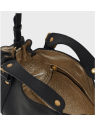 Gerard Darel 12H/440 - CUIR DE VACHETTE - NOI sac porté travers 12h sacs-a-mains