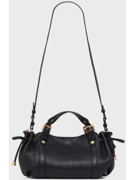 Gerard Darel 12H/440 - CUIR DE VACHETTE - NOI sac porté travers 12h gérard darel Sacs à mains