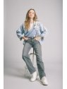 hindbag OLIVIA - COTON BIO - BLEU DENIM sac banane olivia sacs-a-mains