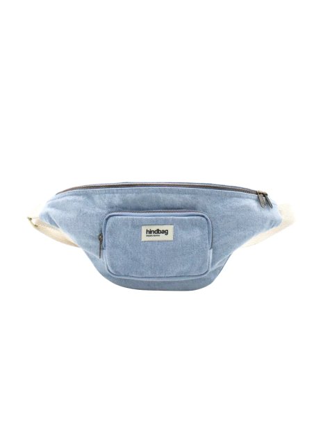 hindbag SOFIA - COTON BIO - DENIM BLEU sac banane sofia banane-ceinture