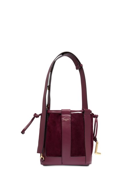 Lancel A13359 - CUIR DE VACHETTE - CASS sac seau s elles de lancel velours sacs-a-mains