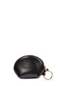 Lancel A13859 - CUIR DE VACHETTE - NOIR porte monnaie zip arrondi origami de lancel porte-monnaie-femme