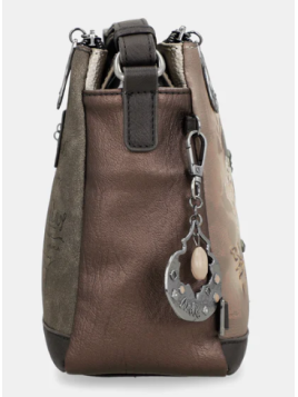 sac bandoulière à motifs 3 compartiments