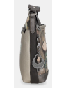 Anekke 41703-069 - SYNTHÉTIQUE - BEIGE sac bandoulière avec poche devant sacs-a-mains