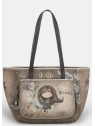 Anekke 41702-367 - SYNTHÉTIQUE - BEIGE cabas sac-a-main-shopping-toile-ou-cuir