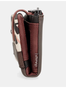 Anekke 41809-907 - SYNTHÉTIQUE - NOIR portefeuille compact pmpb