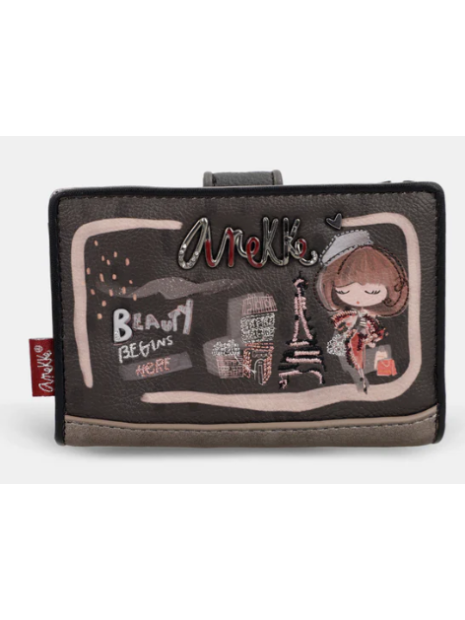 Anekke 41809-902 porte monnaie porte billet compact pmpb