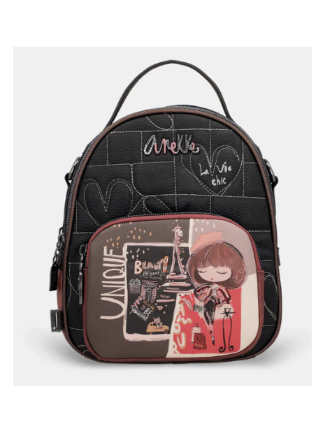 Anekke 41805-250 - SYNTHÉTIQUE - NOIR sac a dos xs sacs-a-mains