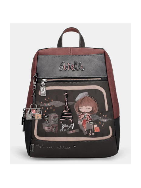 Anekke 41805-018 - SYNTHÉTIQUE - NOIR sac a dos sac-a-dos