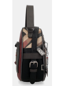 Anekke 41803-081 - SYNTHÉTIQUE - NOIR sac bandoulière arrondi sacs-a-mains