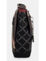 Anekke 41803-039 - SYNTHÉTIQUE - NOIR sac bandoulière 3 compartiments sacs-a-mains