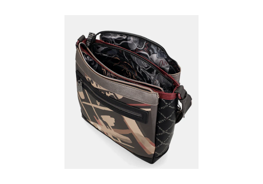sac bandoulière 3 compartiments