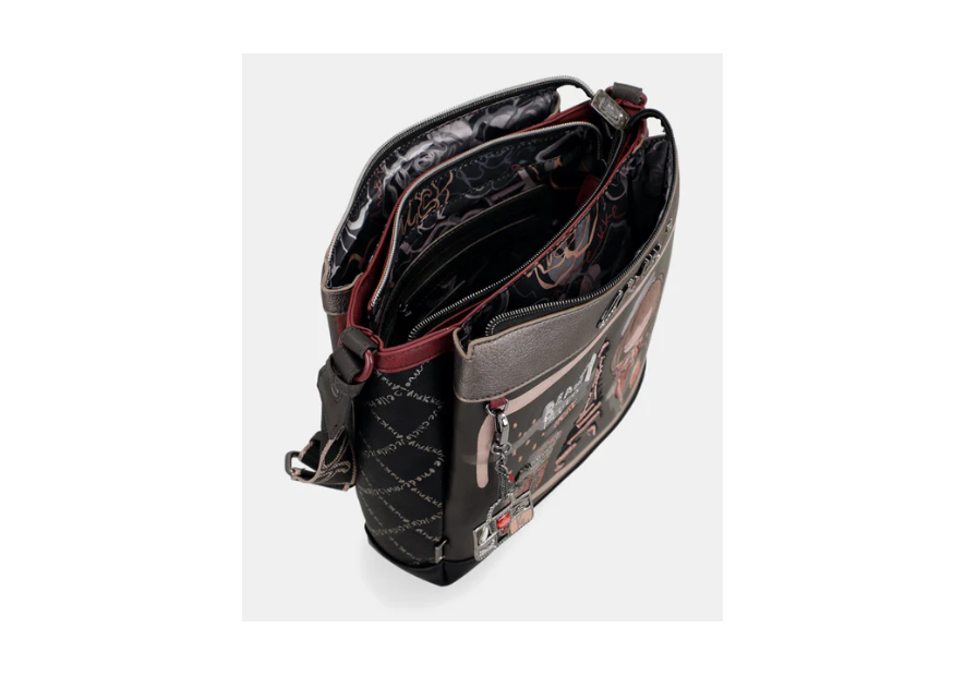 sac bandoulière 3 compartiments
