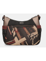Anekke 41803-002 - SYNTHÉTIQUE - NOIR sac à main avec bandoulière sacs-a-mains