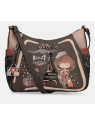 Anekke 41803-002 - SYNTHÉTIQUE - NOIR sac à main avec bandoulière sacs-a-mains