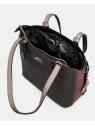 Anekke 41802-372 - SYNTHÉTIQUE - NOIR grand cabas sac-a-main-shopping-toile-ou-cuir