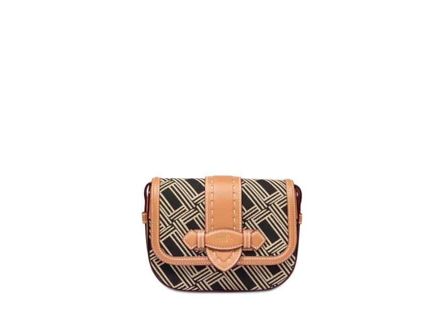 sac à rabat s sienna jacquard lancel
